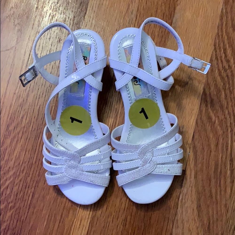 White Heeled Sandals